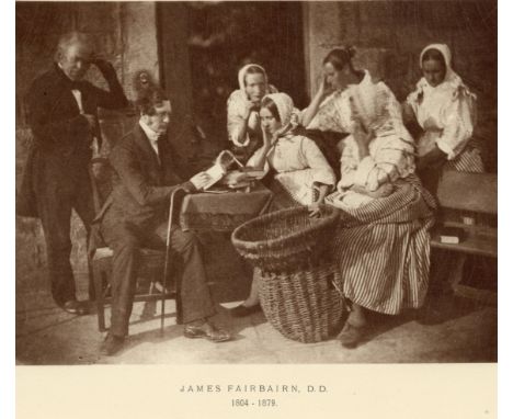 HILL &amp; ADAMSON, James Fairburn D.D. with Newhaven Fishwives, carbon print by Thomas Annan, 1890, from an original 1846 ne