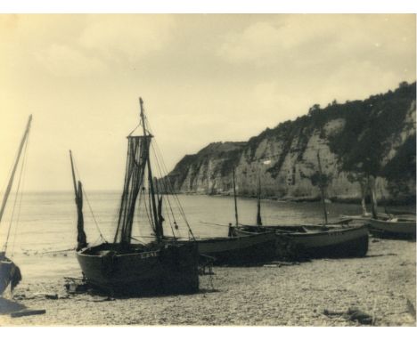 A Good Album Of Pictorialist Images, English, c. 1900-1920 gelatin silver prints with two platinum prints (swans) and a carbo