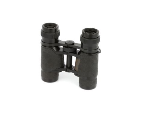 A Pair of Leitz Amplivid 6x24 Binoculars, black, serial no. 589960, body, F-VG, deterioration and loss of vulcanite from one 