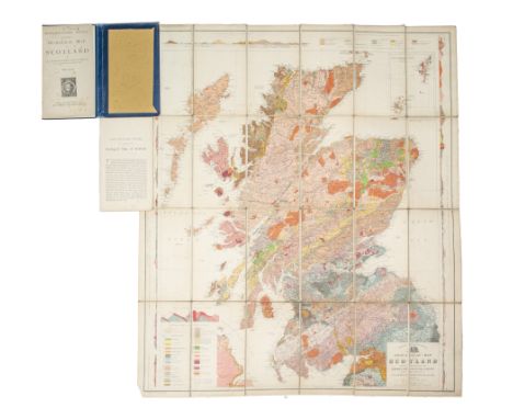 A Collection of Geological Maps, belonging to Professor Sergei Ivanovich Tomkeieff including a large geological map of Scotla