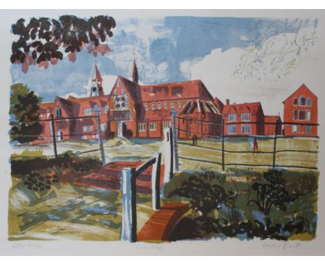 •ALISTAIR GRANT (1925-1997) CRANLEIGH Colour lithograph, eighteen copies, seventeen signed and titled, ten artist's proofs an