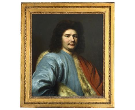 CIRCLE OF CAREL DE MOOR (1655-1738) PORTRAIT OF PETER THE GREAT, TSAR OF RUSSIA (1672-1725) Quarter length, wearing a blue sh