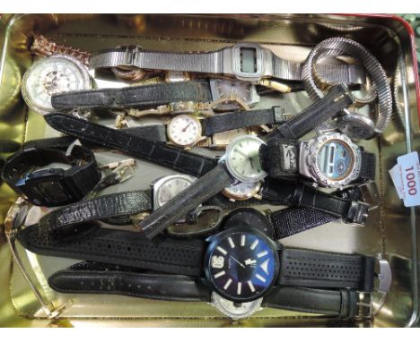 A selection of wrist watches including Heltronic digital, Ingersoll, Oris, HF, Timex etc
CONDITION REPORT
See extra images of