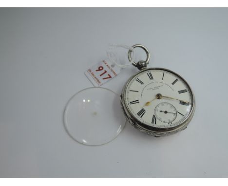 An Edwardian silver key wound pocket watch by John Forest London no: 86617, (Chronometer maker to the Admiralty) having Roman