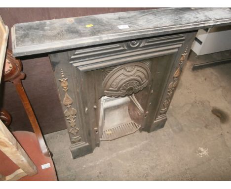 decorative cast iron fire surround