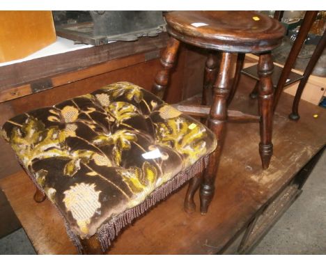  stool and footstool