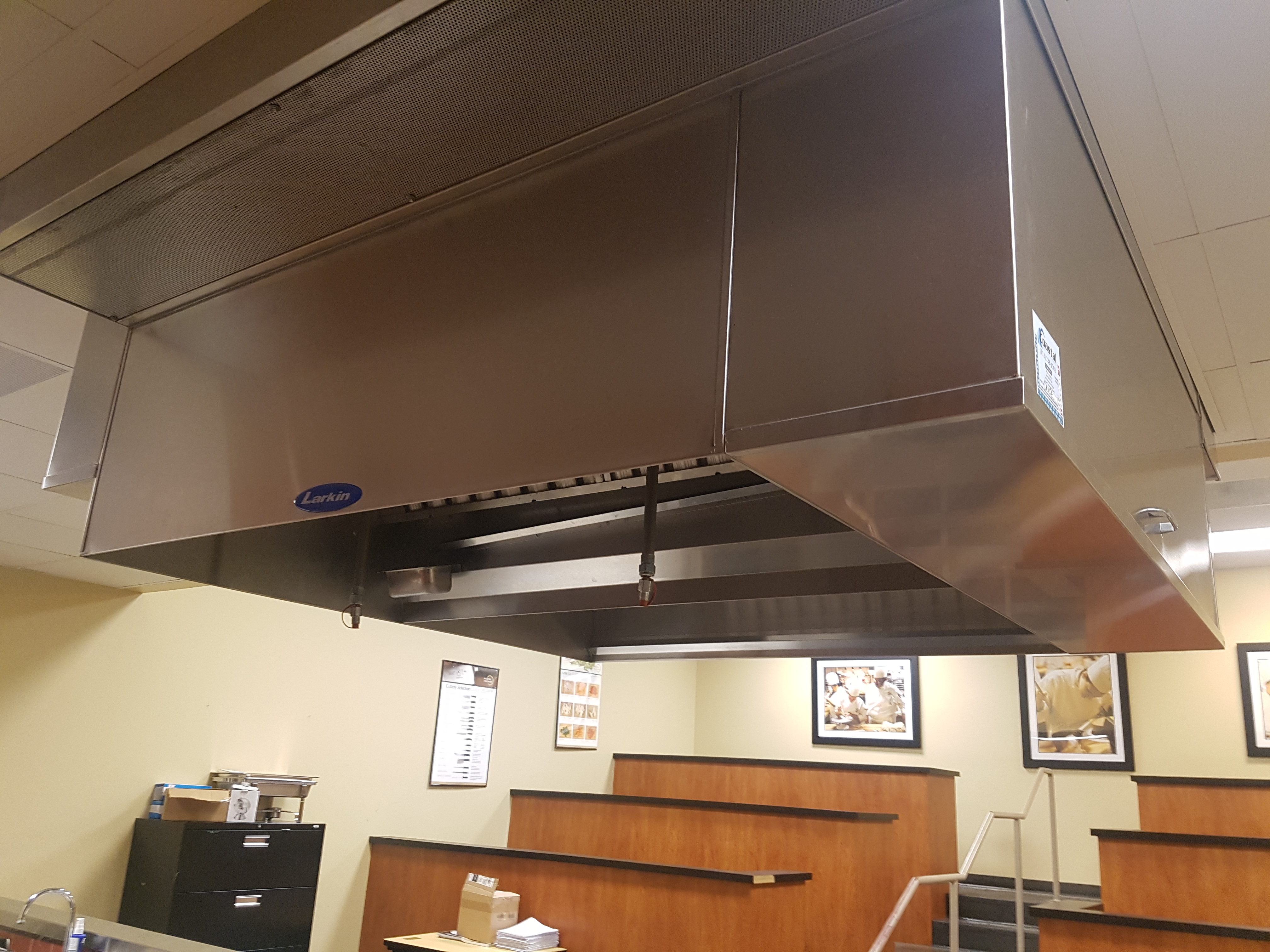 Larkin CUSTOM Exhaust Hood w/ Fire Supression System