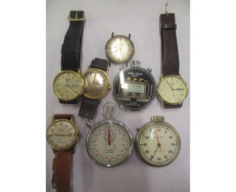 Mixed watches to include a Lucien Piccard, Lanco, Timex, and others 