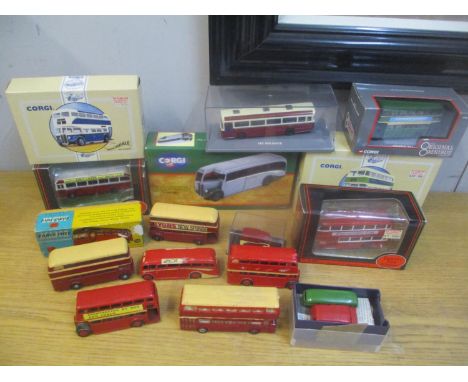 Corgi, AEC Reliance, Exclusive First Edition, Dinky, Lesney and other diecast model buses to include a Corgi 1120 Midland Red