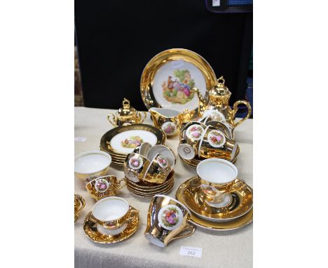 A vintage Bond ware fine bone china tea service 35 pieces 
