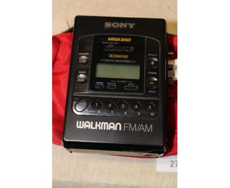A vintage Sony Walkman (un-tested) 