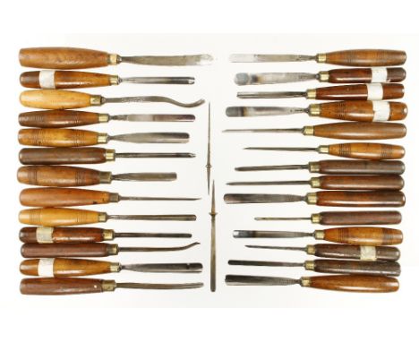 A set of 35 carving tools by ADDIS G+