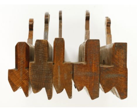 Five sash scribing planes G