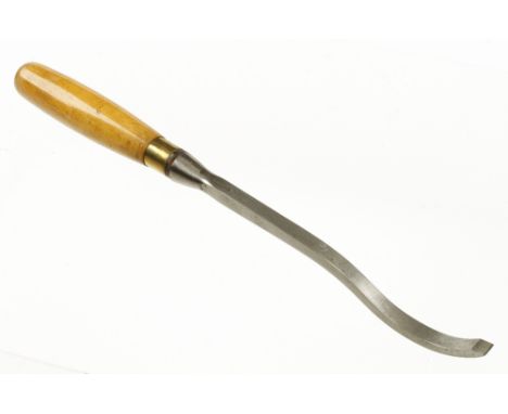 An unusually small 7/16" boxwood handled lock mortice chisel by MARPLES G++