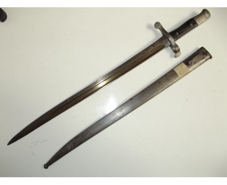1886 pattern bayonet and scabbard 