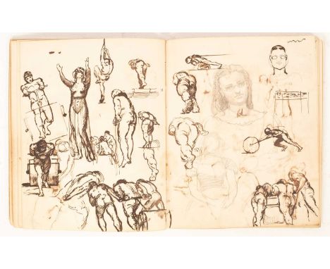 Henry Marriott Paget (1856-1936)Artist’s Sketchbookbears label to the front board inscribed with signature and dated Septembe