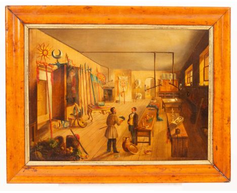 E. M. Broderip (19th Century)Prop Room of the Royal Italian Opera Housewith two figures to foregroundsigned and dated lower r
