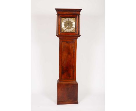 A thirty-hour mahogany longcase clock, the 11 inch brass dial signed Thomas Williams Wrington to the centre with calendar sec