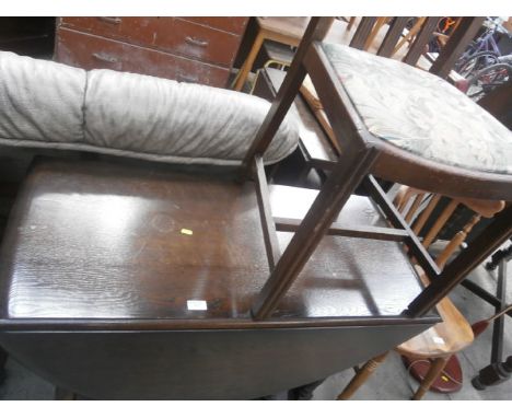 gate leg table and stand chair