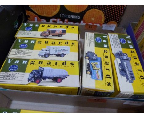 Five Vanguards 1:64 scale Classic Commercial vehicles. Mint and boxed