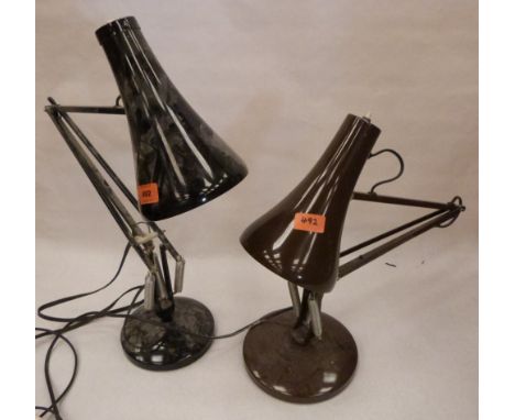 A Herbert Terry Anglepoise lamp and one other