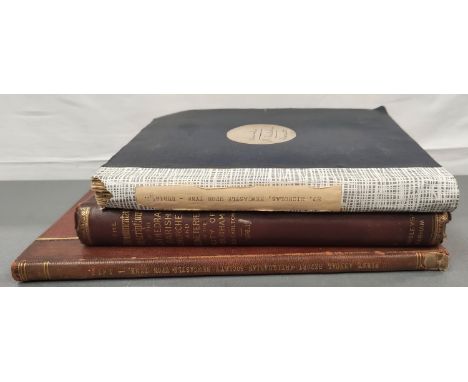 ANTIQUARIAN SOCIETY OF NEWCASTLE UPON TYNE.&nbsp;&nbsp;First Annual Report. Fldg. &amp; other mounted eng. plates. Quarto. Ha