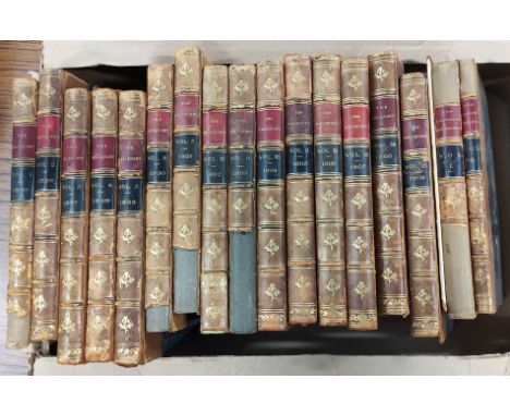 ALLEN J. R. (Ed).&nbsp;&nbsp;The Reliquary &amp; Illustrated Archaeologist, A Quarterly Journal. New Series, Vols. 1 to 15. I