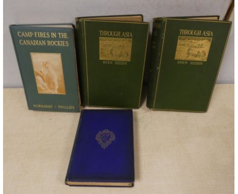 HEDIN SVEN.&nbsp;&nbsp;Through Asia. 2 vols. Illus. &amp; fldg. maps. Orig. green cloth gilt, some wear, endpaper &amp; front