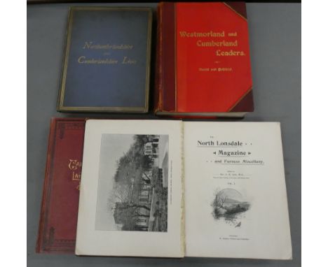 AYRE L. R. (Ed).&nbsp;&nbsp;The North Lonsdale Magazine &amp; Furness Miscellanea. 2 vols. in one. Illus. Quarto. Maroon clot