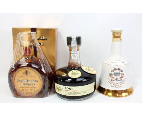 RED HACKLE RESERVE; a single bottle of Twelve Years Old Blended Scotch whisky in presentation carton, 75 proof 75.7cl, a bott