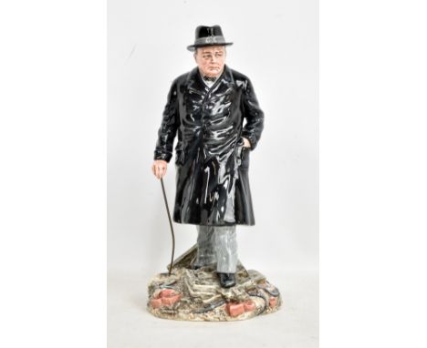 ROYAL DOULTON; a limited edition figure, HN3433 'Winston S. Churchill' numbered 263 of 5000, with certificate and in original