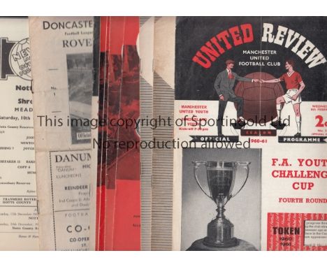 FOOTBALL PROGRAMME MISCELLANY      Forty programmes with the majority being 1960's including Manchester United homes v. Sunde