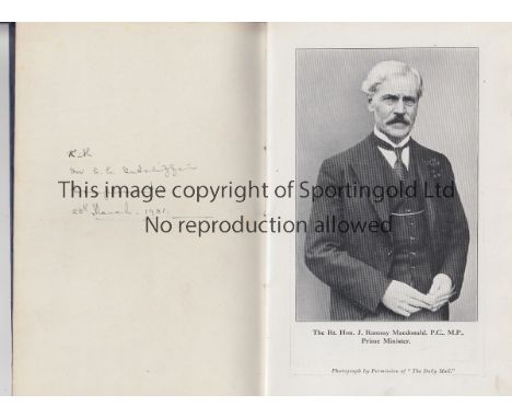SCOTLAND - ENGLAND 1931   Hardback VIP programme, Scotland v England 1931 at Hampden Park. Inscribed 28th March 1931 with Mr 