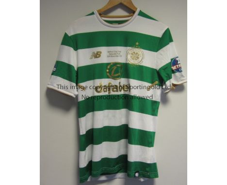 DEMBELE - CELTIC  2017   Shirt belonging to Moussa Dembele who played for Celtic in the 2017 Betfred Scottish League Cup Fina
