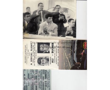 ALI - COOPER 66   Ticket for title fight between Muhammad Ali and Henry Cooper 21/5/66 at Arsenal Stadium ( front covered in 