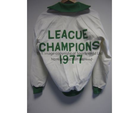 SCOTTISH CUP FINAL - CELTIC 1977    Tracksuit jacket belonging to Ronnie Glavin and worn by him at the Scottish Cup Final in 