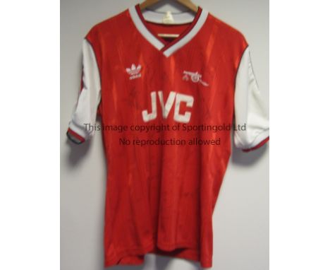 ARSENAL 1988/89 SHIRT    Number 15 Arsenal shirt, season 1988-89 bought by the vendors at a Christies Sporting Auction. The s