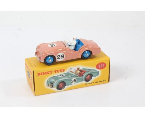 Dinky Toys, Mattel 2013 reissue, 111 Triumph TR2 Sports, boxed