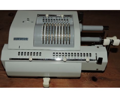 Olympia Brunsviga 13RM calculating machine, with instruction manual in original box. 