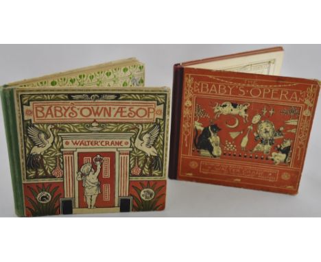 'Baby's Own Aesop' and 'Baby's Opera', by Walter Crane, published by Frederic Warne & Co and 