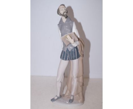 Nao figure Don Quixote Height 38 cm (Looks like the book as been glued back on)