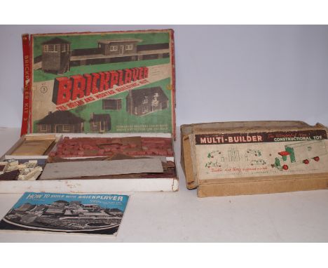 Vintage Brickplayer together with a vintage multi builder 