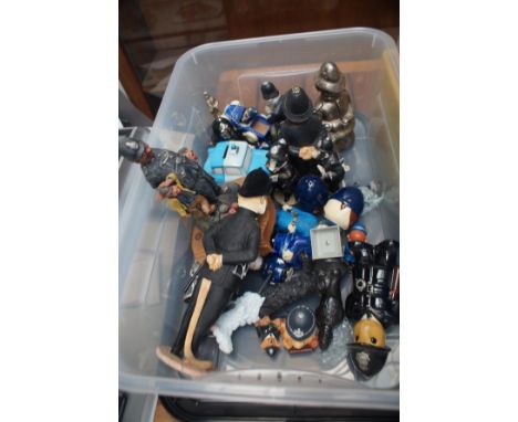 Collection of police memorabilia, ceramic &amp; resin  