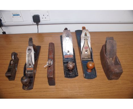 6x Vintage planes - 2x Stanley, 1 Record &amp; others 