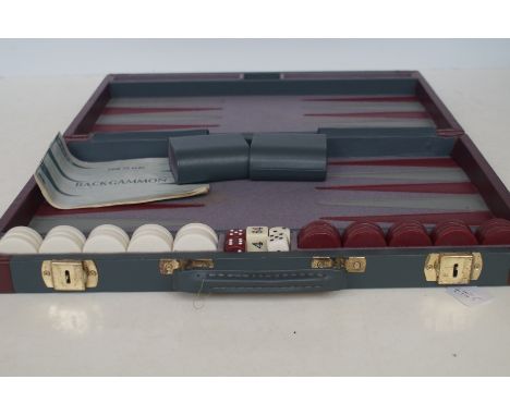 Backgammon set &amp; 1 other electrical game 