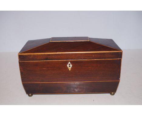 Early Victorian tea caddy 