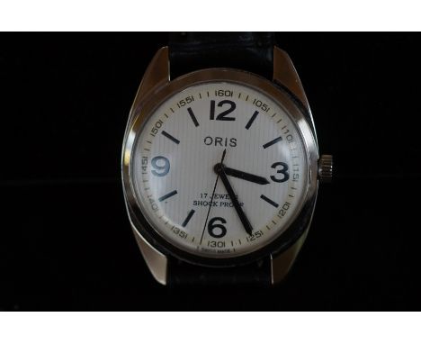 Oris 17 jewel vintage wristwatch, manual wind, currently ticking &amp; keeping good time over a short testing period 