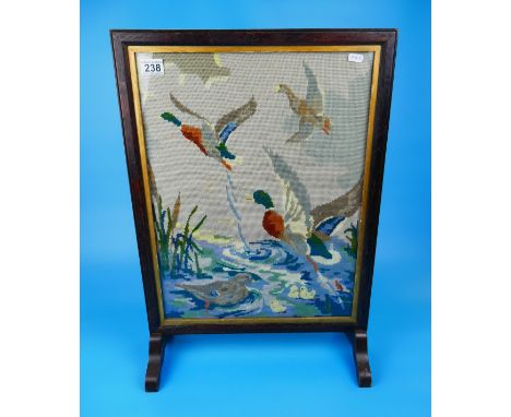 Tapestry firescreen
