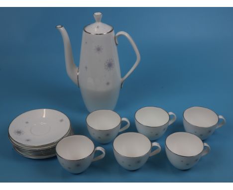 Royal Worcester Celeste tea service and small Wedgwood dish