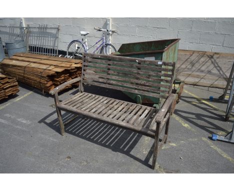 WOODEN GARDEN BENCH  